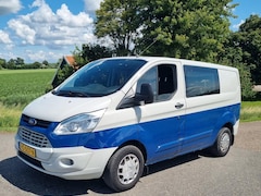Ford Transit Custom - 290 2.2 TDCI L1H1 DC, Airco, Cruise, NAV, 12-2015, 5 Zitplaatsen