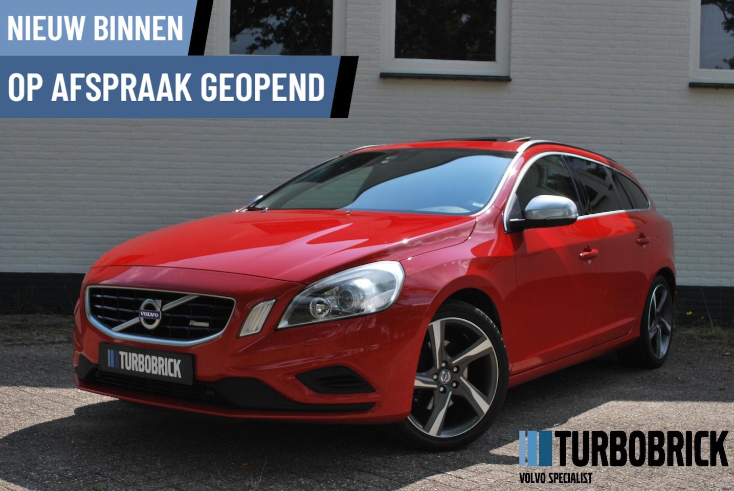 Volvo V60 - 1.6 T4 R-Design |dakje|clima|cruise|18"|dealeronderhouden - AutoWereld.nl