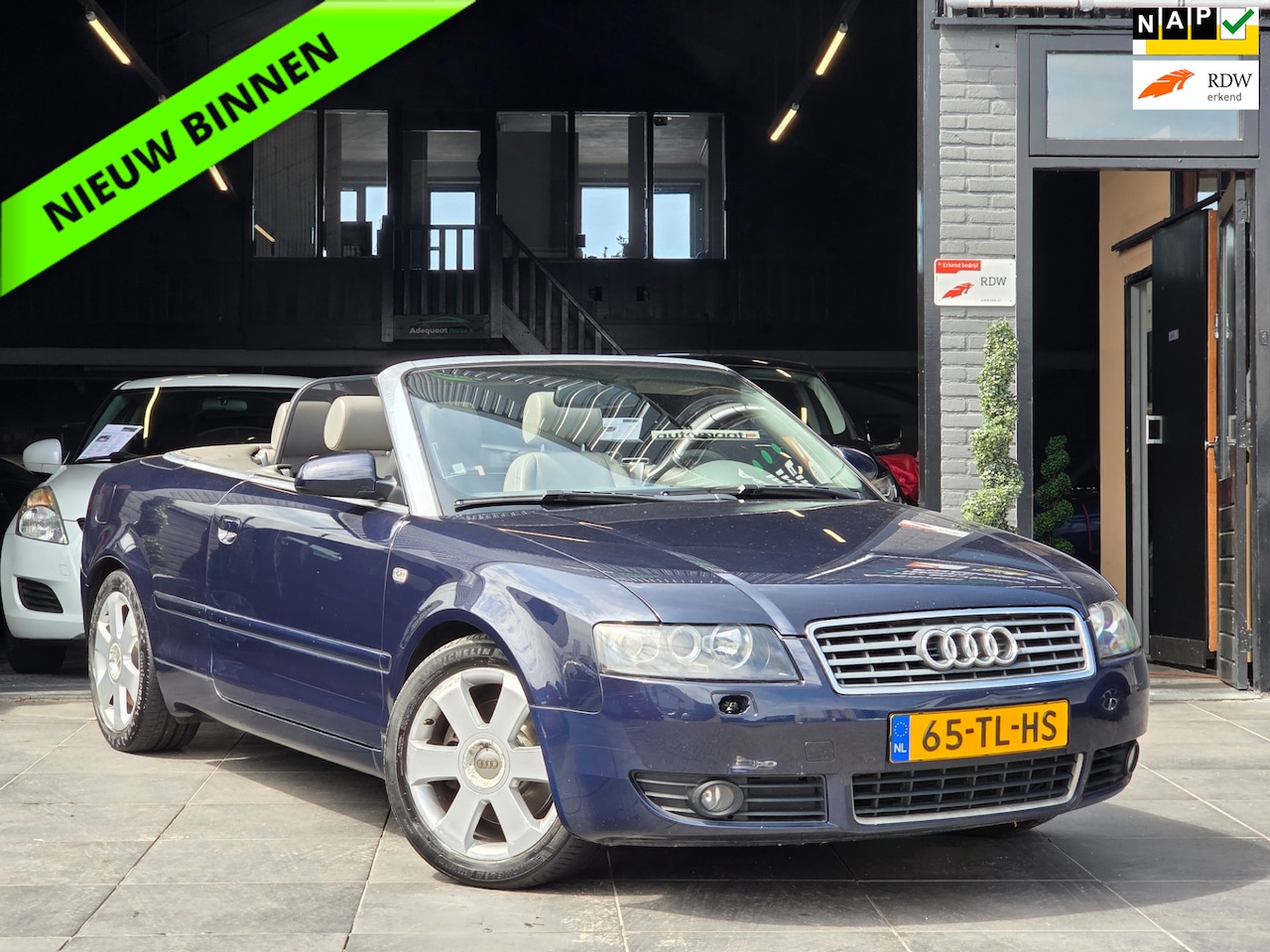 Audi A4 Cabriolet - 3.0 V6 Exclusive|Airco|Leer|Trekhaak|APK - AutoWereld.nl