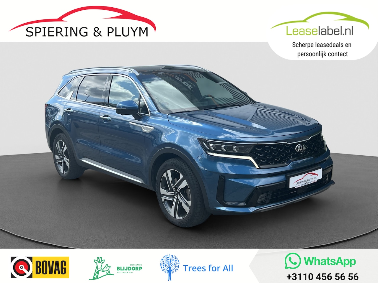 Kia Sorento - 1.6 PHEV 4WD ExecutiveLine | 7-persoons | Trekhaak | Panoramadak | Vol Leder - AutoWereld.nl
