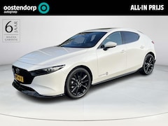 Mazda 3 Sport - 3 2.0 e-SkyActiv-X M Hybrid 186 Takumi | pakket | Sunroof Pack | Rood leder |