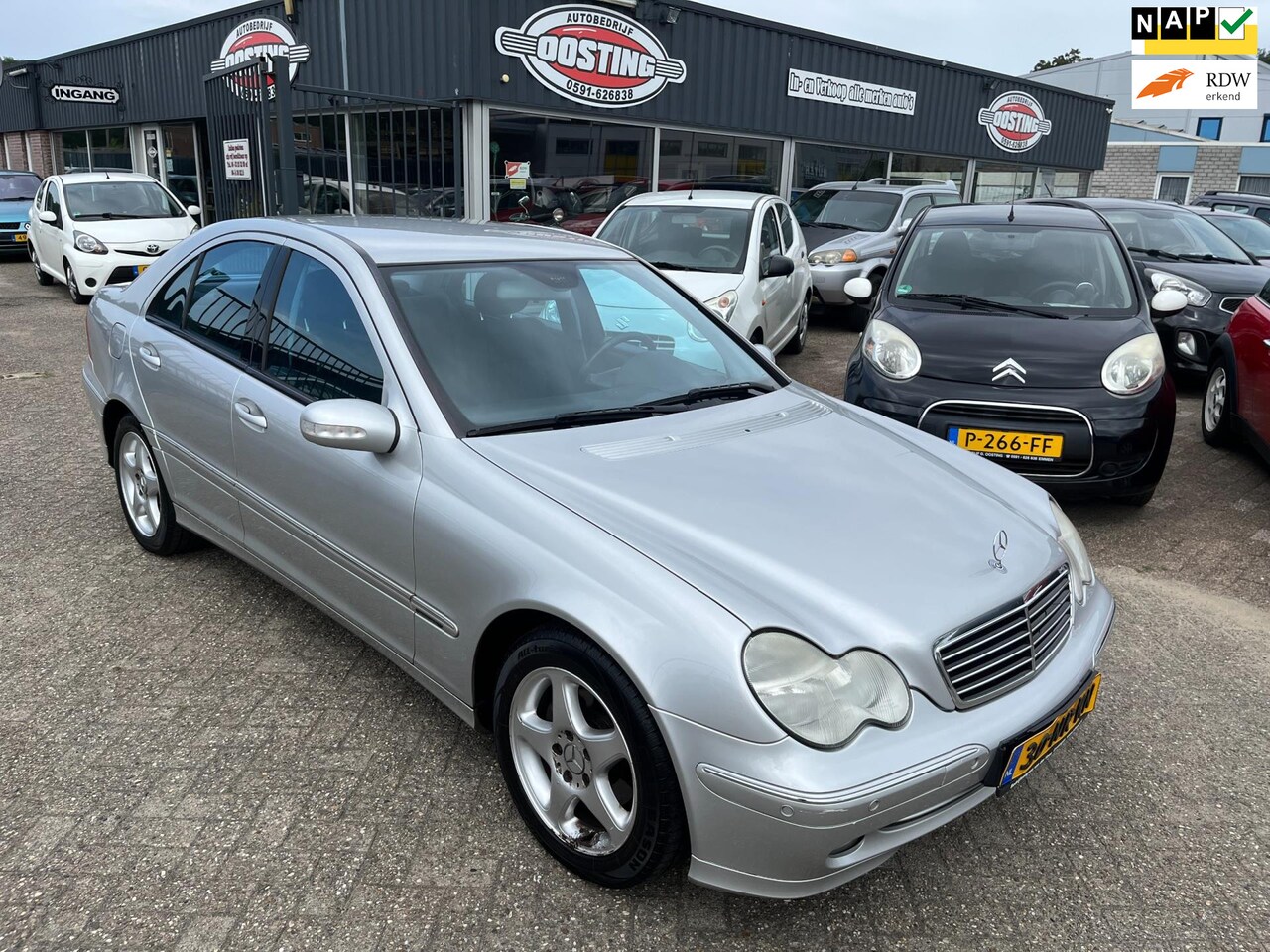 Mercedes-Benz C-klasse - 180 K. Avantgarde(st-bekr,automaat,cruise-control,bj04,3999,-) - AutoWereld.nl