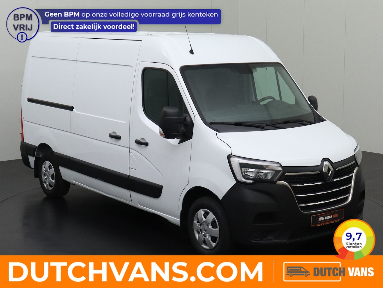 Renault Master - 2.3DCI 135PK L2H2 | Kastinrichting | Navigatie | Camera | Airco | Cruise | 3-Persoons - AutoWereld.nl