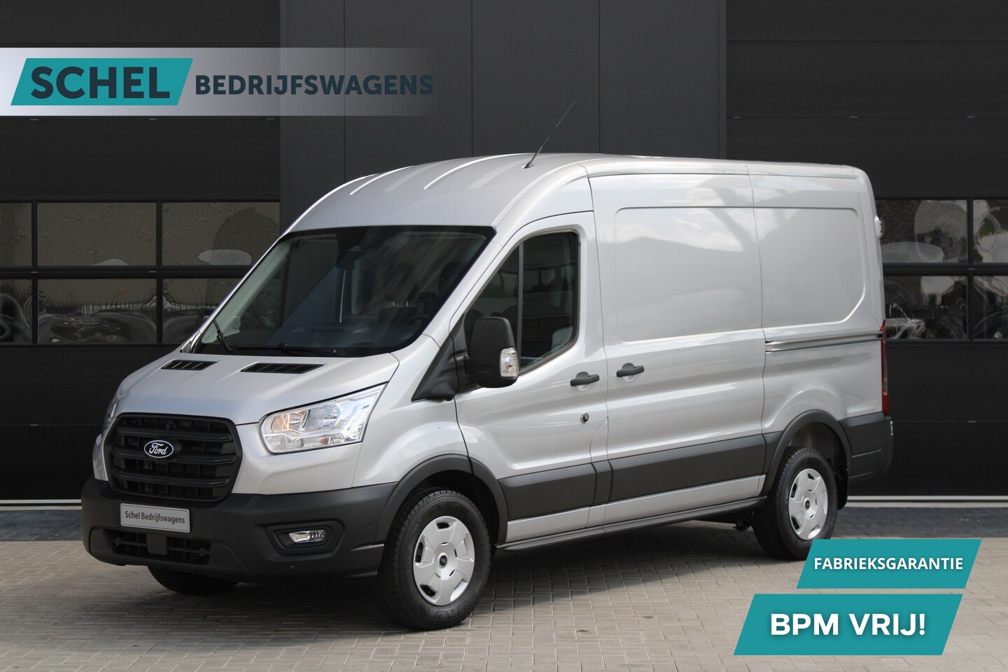 Ford Transit - 350 2.0 TDCI L2H2 Trend 165pk - Facelift - 2x Schuifdeur - Adaptive Cruise - Navigatie - B - AutoWereld.nl
