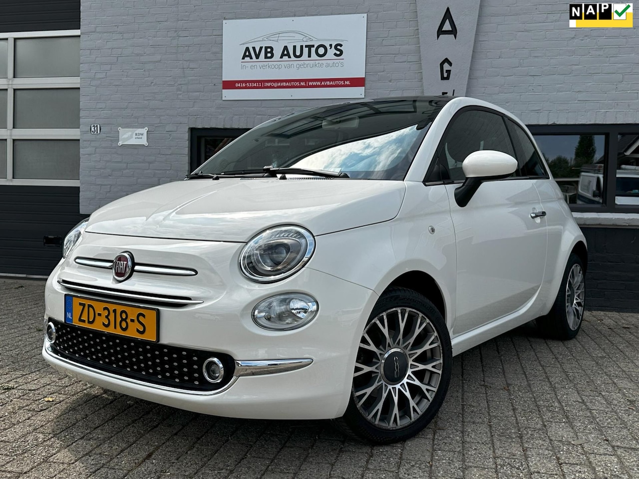 Fiat 500 - 1.2 Lounge Airco Cruise Pano Navi PDC APK t/m 4-27 - AutoWereld.nl