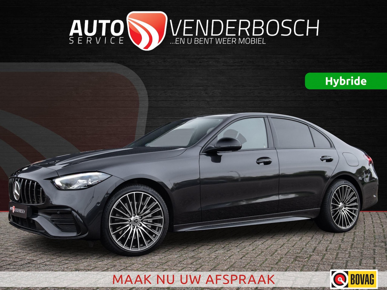 Mercedes-Benz C-klasse - 300 e AMG Line 313pk | 19 inch | HUD | Sfeerverlichting - AutoWereld.nl