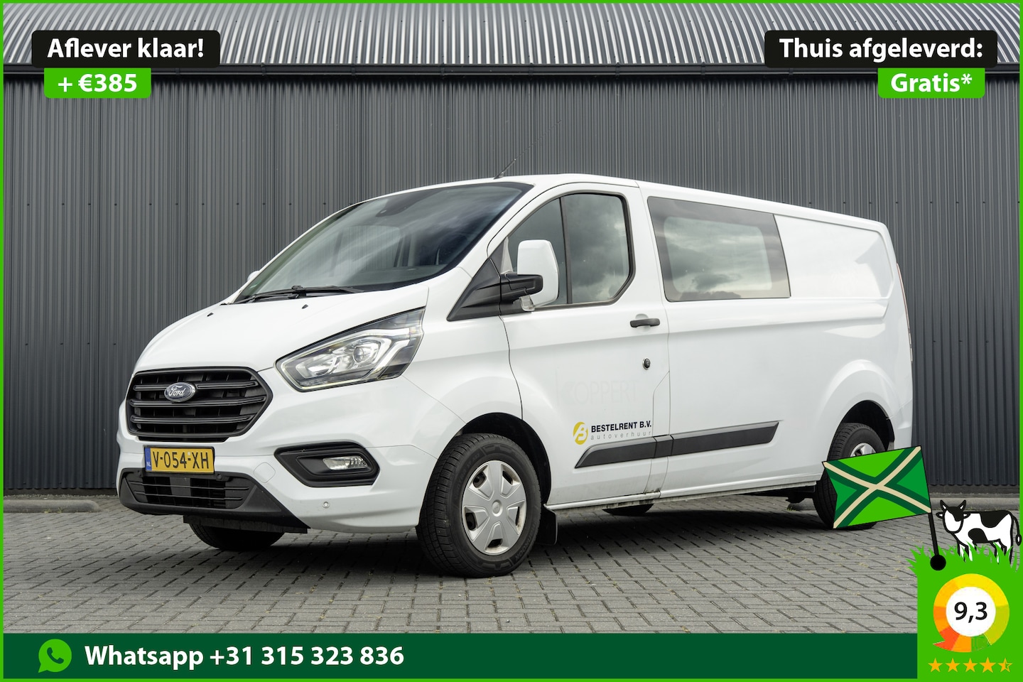 Ford Transit Custom - **2.0 TDCI 131PK L2H1 | 6-Zits | Cruise | Airco | PDC | Euro 6** - AutoWereld.nl