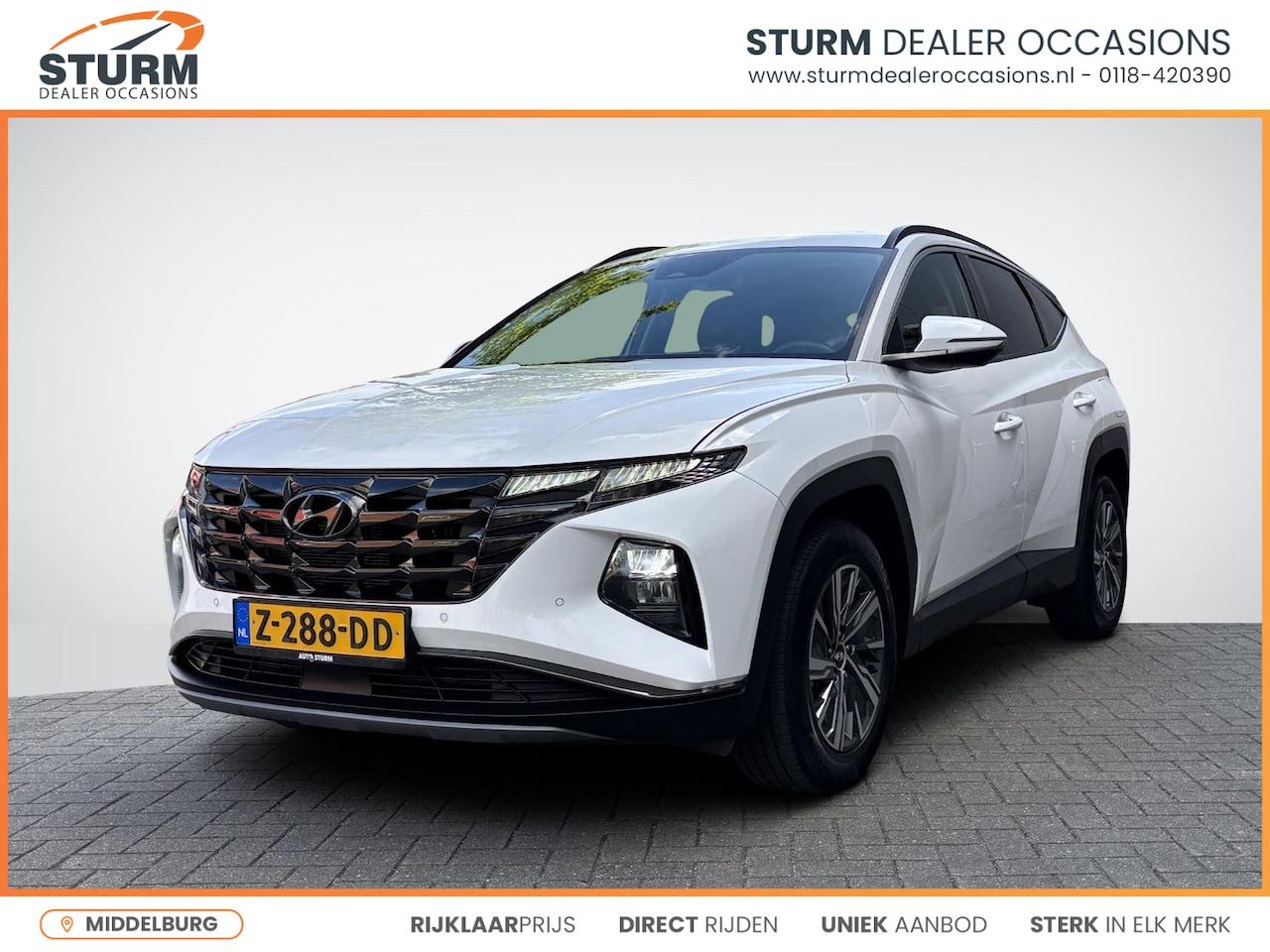 Hyundai Tucson - 1.6 T-GDI HEV Comfort Smart | Navigatie | Camera | Apple Carplay/Android Auto | Stuur- + S - AutoWereld.nl