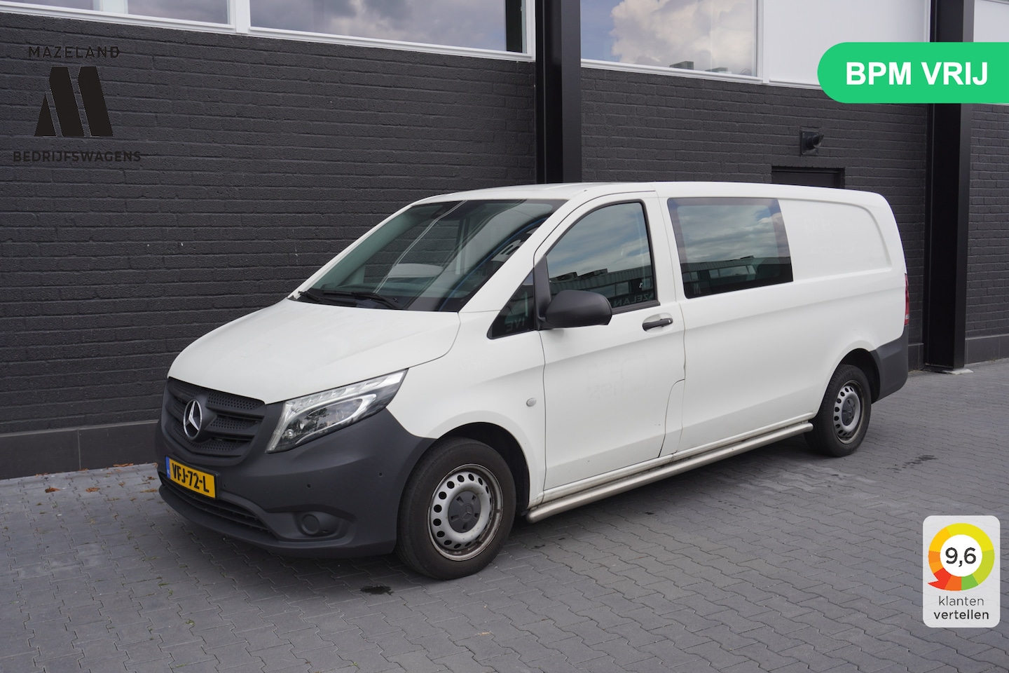 Mercedes-Benz Vito - 114 CDI Automaat XL Dubbele Cabine - EURO 6 - Airco - Navi - Cruise - € 18.900,- Excl. - AutoWereld.nl