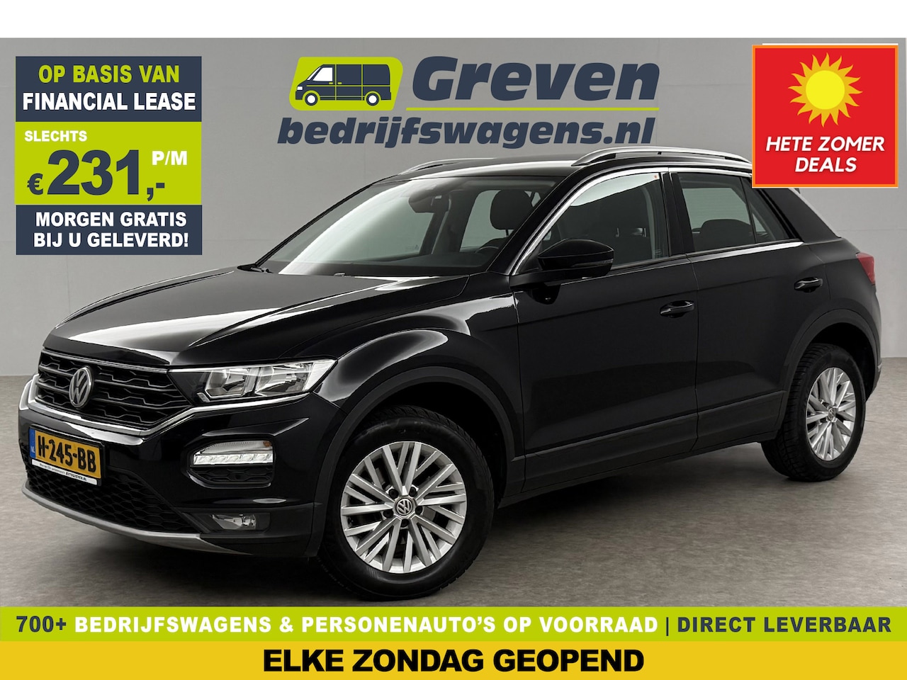 Volkswagen T-Roc - TSI Style Business Camera Carplay LED Trekhaak Adaptive-Cruise Clima Navi PDC 16"LMV - AutoWereld.nl