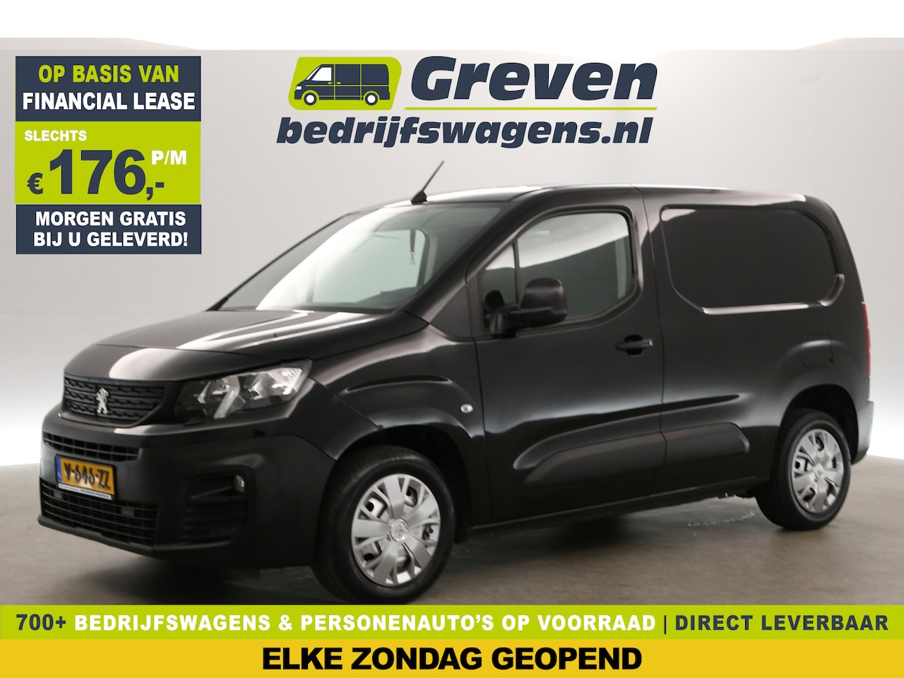 Peugeot Partner - 1.6 BlueHDI L1H1 Airco Carplay Cruise Trekhaak Navi Parkeersensoren Elektrpakket - AutoWereld.nl