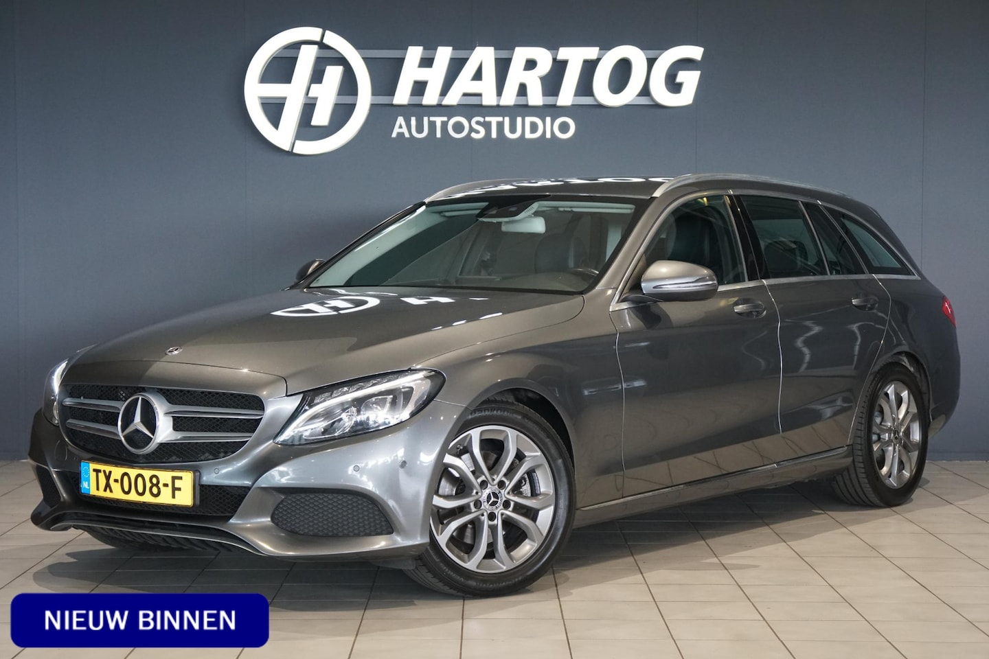 Mercedes-Benz C-klasse Estate - 220 CDI Sport Edition Premium Plus + TREKHAAK / NAVIGATIE / DODEHOEKDETECTIE / STOELVERWAR - AutoWereld.nl