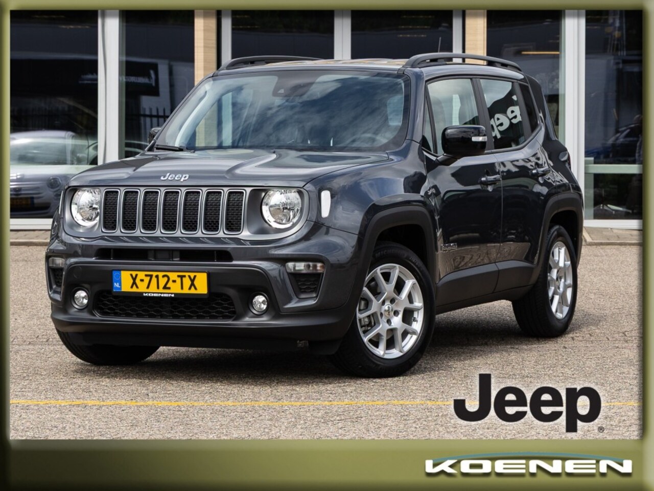 Jeep Renegade - 1.5T e-Hybrid Automaat Limited ADAPTIVE CRUISE / CLIMATE CONTROL - AutoWereld.nl