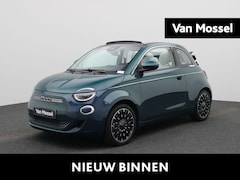 Fiat 500 C - 500e La Prima 42 kWh CABRIO | NAVIGATIE | ACHTERUITRIJCAMERA | STOELVERWARMING | LEDEREN S