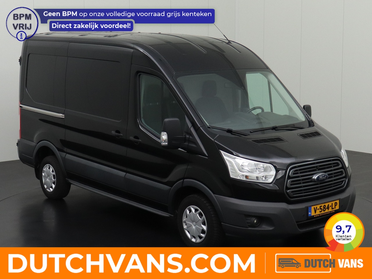 Ford Transit - 2.0TDCI 130PK L3H2 | Navigatie | Camera | Airco | Cruise | Betimmering | 3-Persoons - AutoWereld.nl
