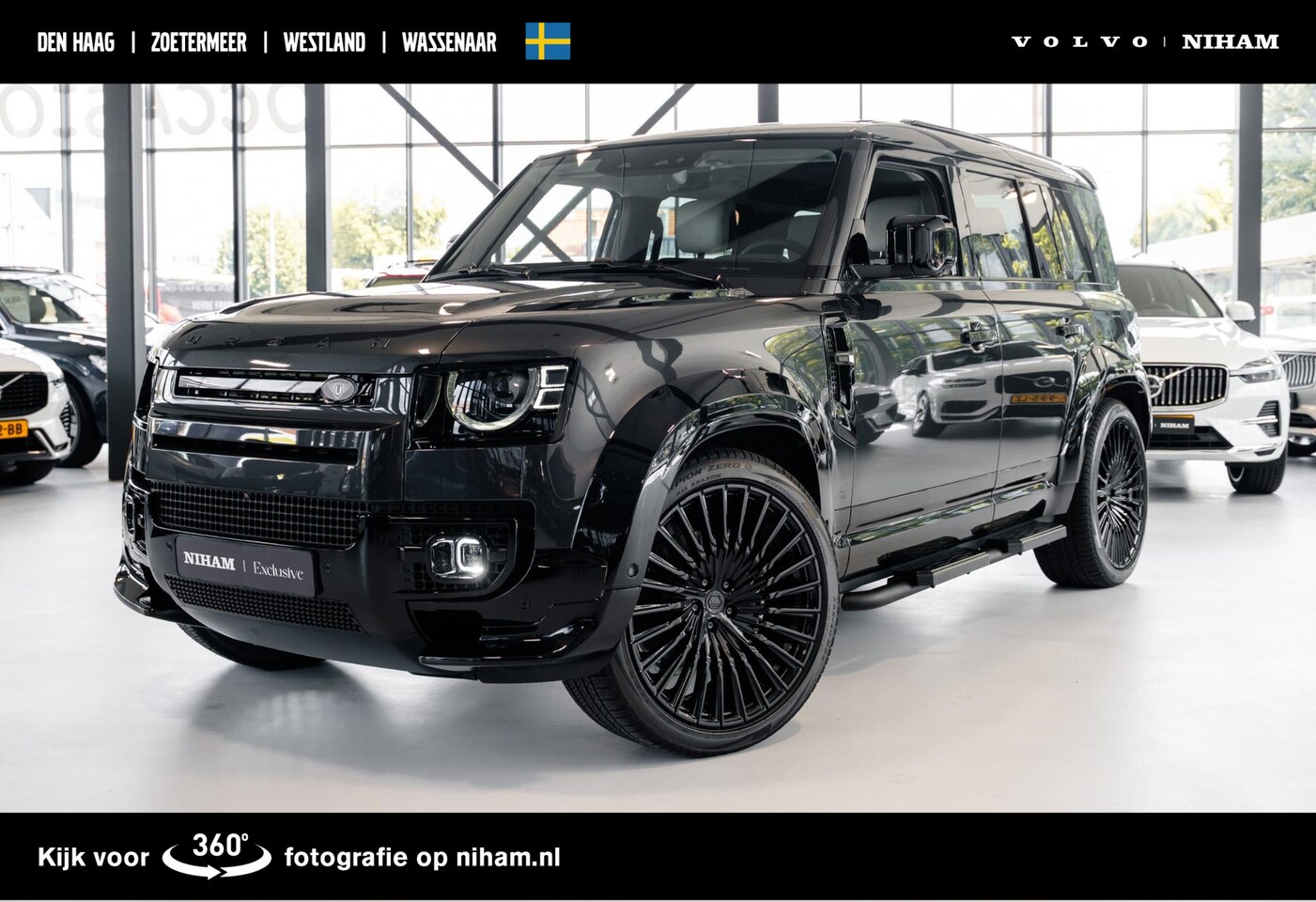 Land Rover Defender 110 - P300e 110 X-Dynamic HSE *NIEUW!* -URBAN WIDETRACK BY ABSOLUTE MOTORS|23"URBAN WHEELS|360°C - AutoWereld.nl
