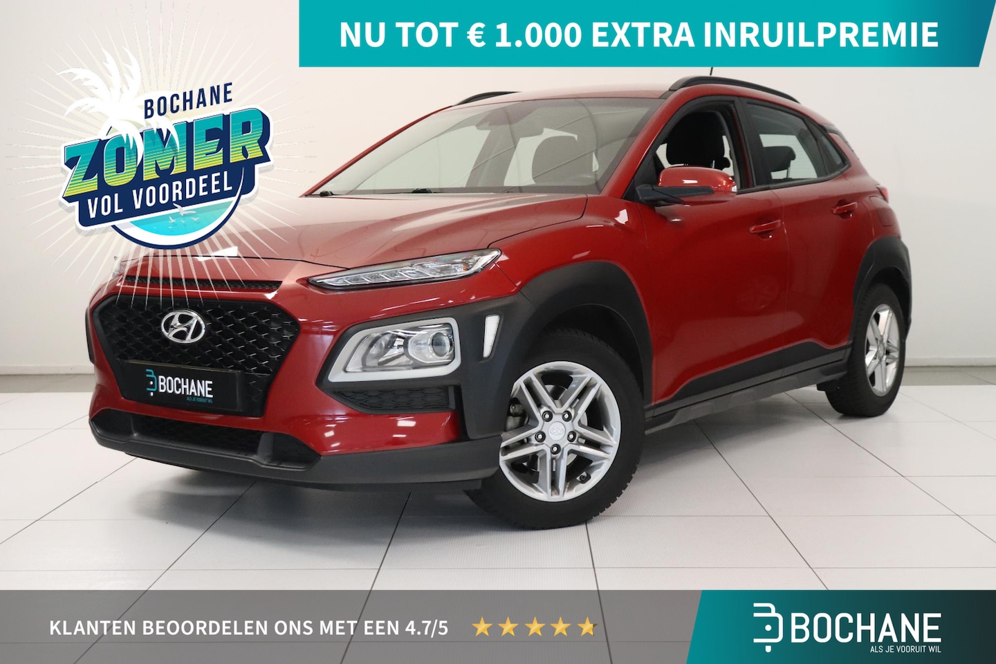 Hyundai Kona - 1.0T Comfort | Camera | Climate control | AppleCarplay AndroidAuto Navigatie | Trekhaak | - AutoWereld.nl