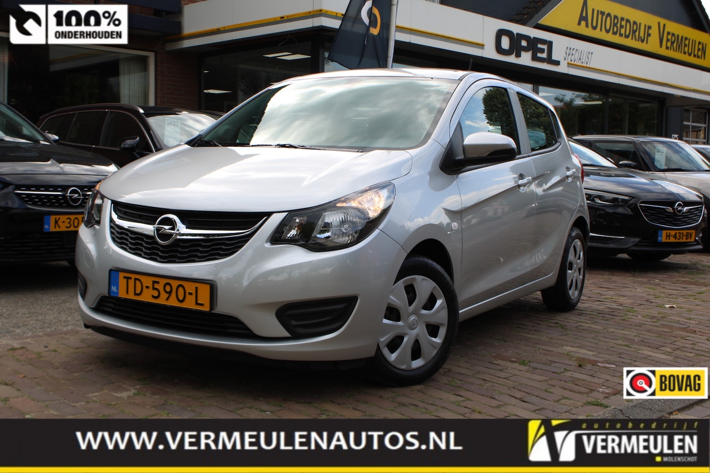 Opel Karl - 1.0 ecoFLEX 75PK Edition + Airco/ Cruise/ Bluetooth/ NL auto - AutoWereld.nl