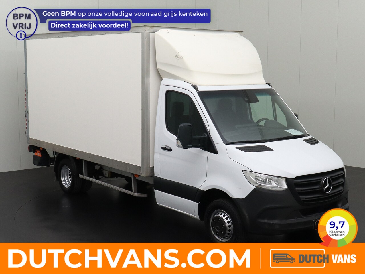 Mercedes-Benz Sprinter - 515CDI 9G-Tronic Automaat Bakwagen+Laadklep | Airco | Cruise | 3-Persoons - AutoWereld.nl