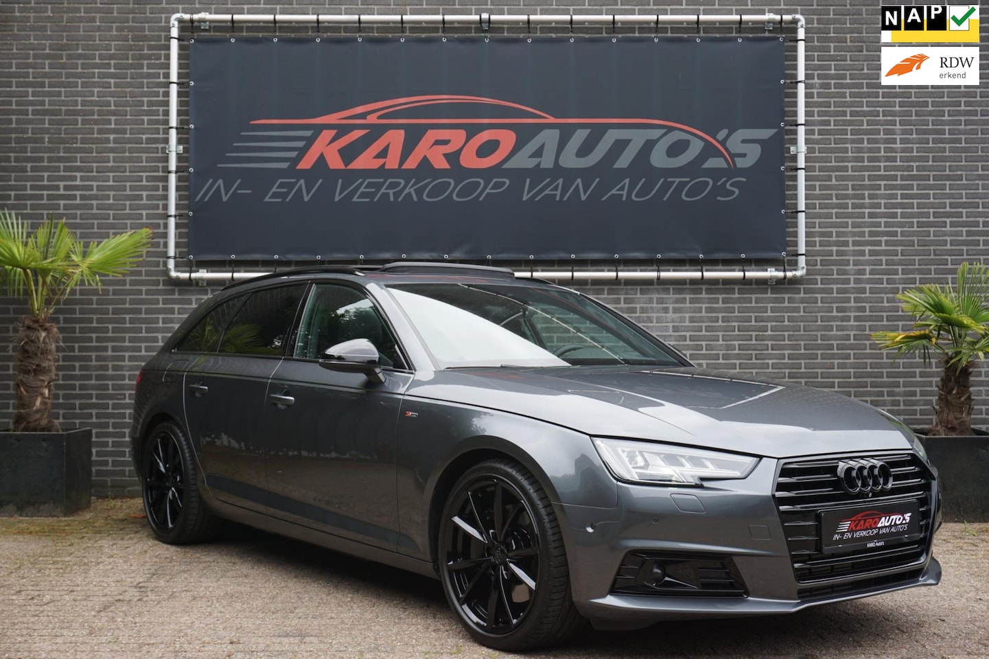 Audi A4 Avant - 2.0TFSI 252PK 3xS-line Pan 360cam HUD B&O Leer - AutoWereld.nl