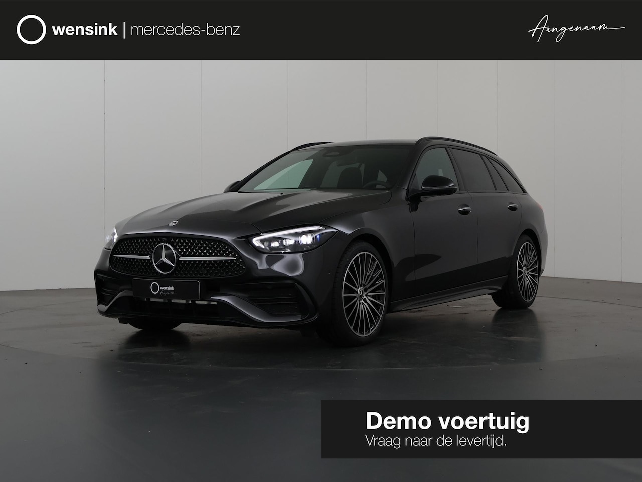 Mercedes-Benz C-klasse Estate - 180 Business Solution AMG | Panoramadak | 19-Inch | Trekhaak | Digital Light | Night pakke - AutoWereld.nl