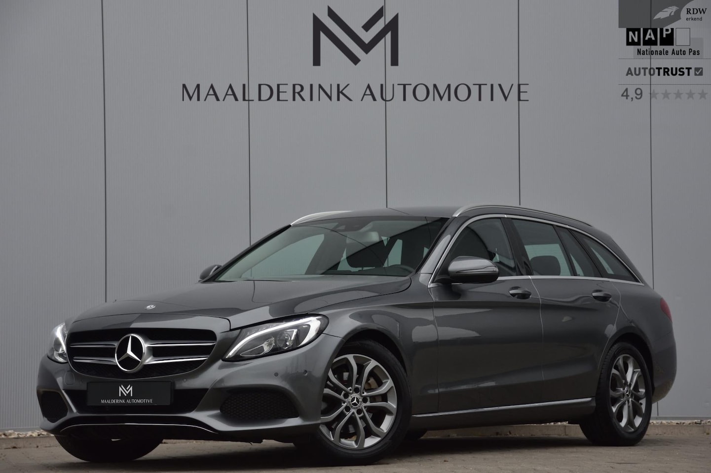 Mercedes-Benz C-klasse Estate - 200 Prestige Geheugen Stoel, Camera, Stoelverwarming Navi, Led, Dealer Onderhouden - AutoWereld.nl