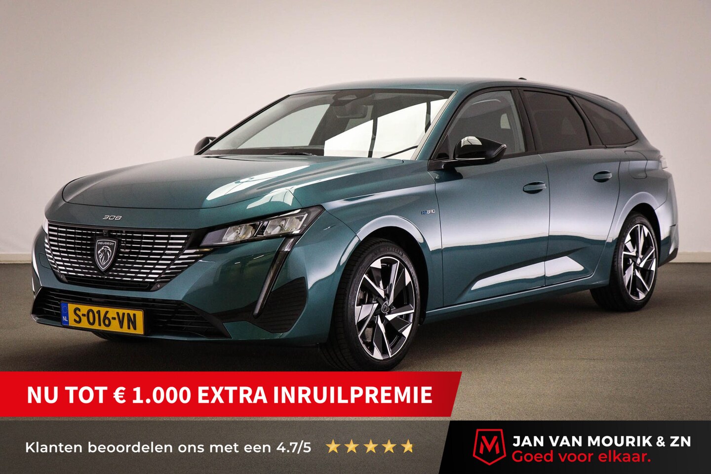 Peugeot 308 SW - 1.6 HYbrid 180 Allure Pack Business | STOEL / VOORRUIT / STUUR- VERWARMING | CONNECTED | D - AutoWereld.nl