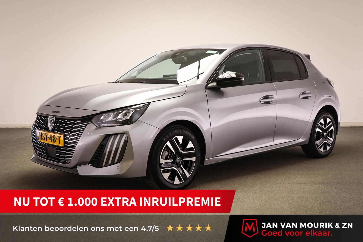 Peugeot 208 - Hybrid 100 e-DCS6 Allure | AUTOMAAT | NAVIGATIE - AutoWereld.nl