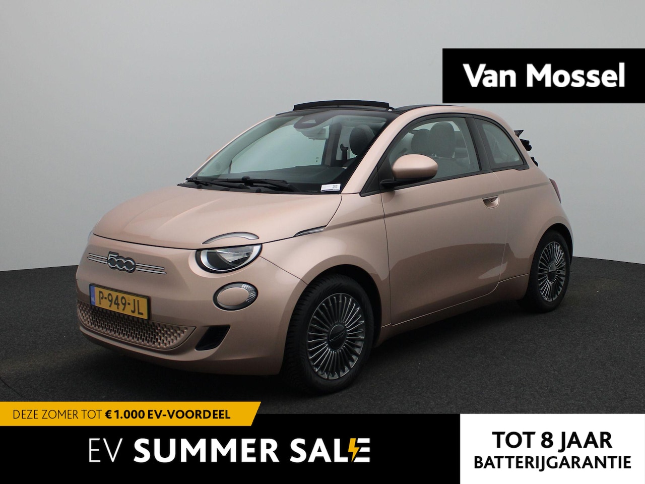 Fiat 500 C - 500e Icon 42 kWh | NAVIGATIE | CRUISE CONTROL | CLIMATE CONTROL | PARKEERSENSOREN | DAB RA - AutoWereld.nl