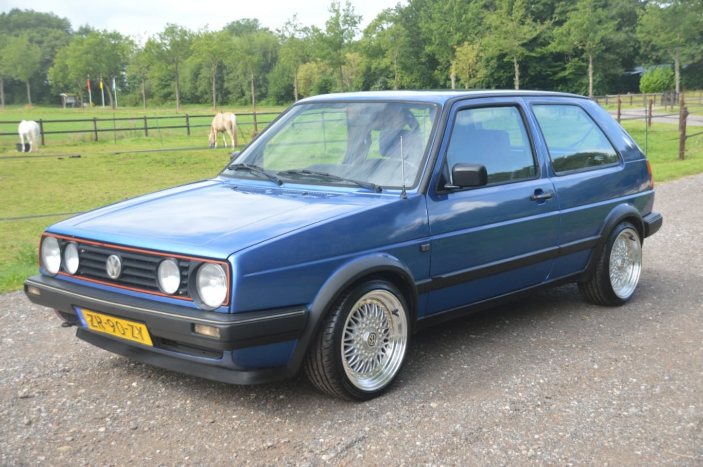 Volkswagen Golf - 2 1.3 NZ Blauw Verlaagd APK Juli 2027 - AutoWereld.nl