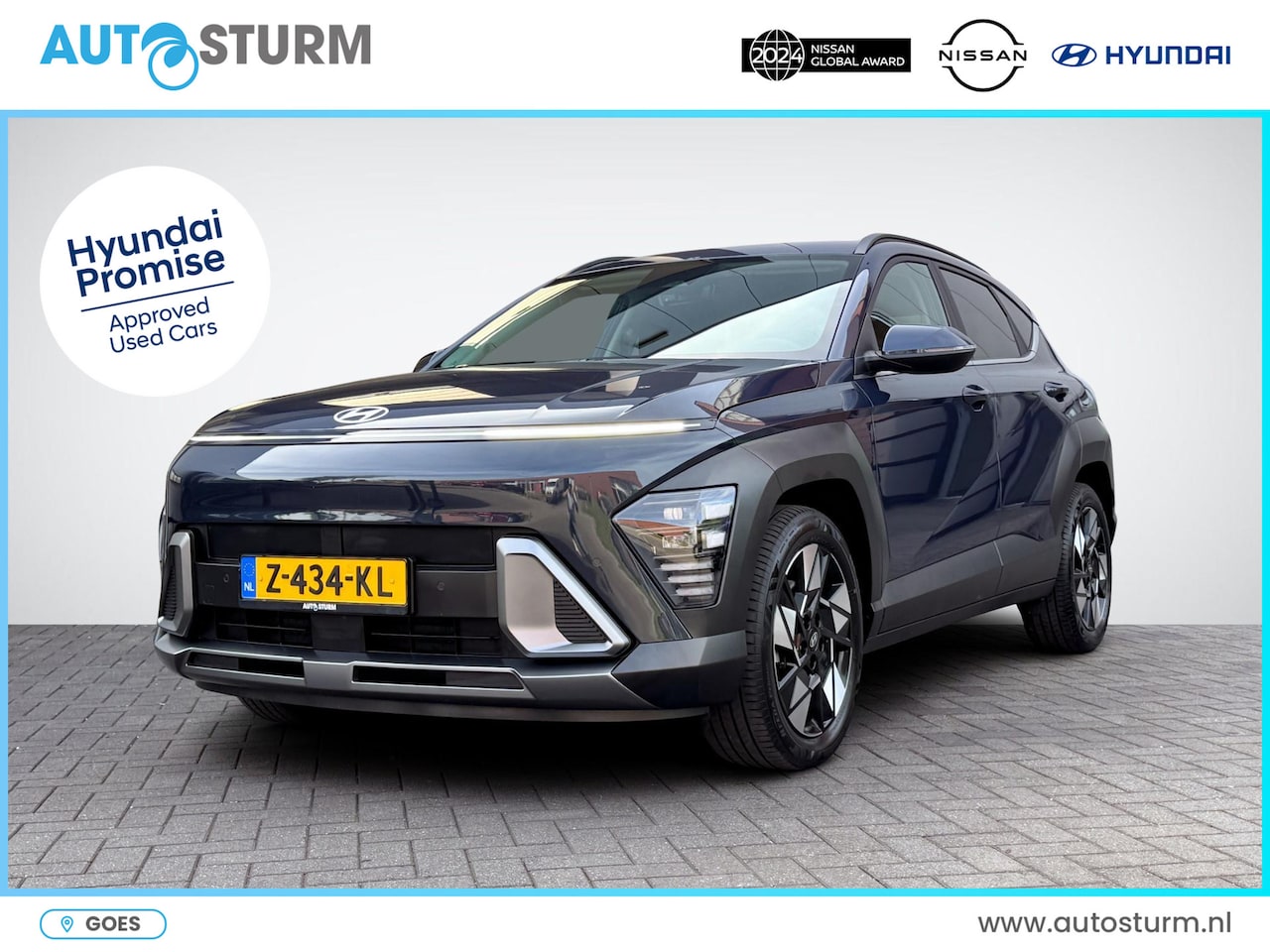 Hyundai Kona - 1.6 GDI HEV Comfort Smart | Navigatie Full-Map | Camera | Stuur- + Stoelverwarming | Adapt - AutoWereld.nl