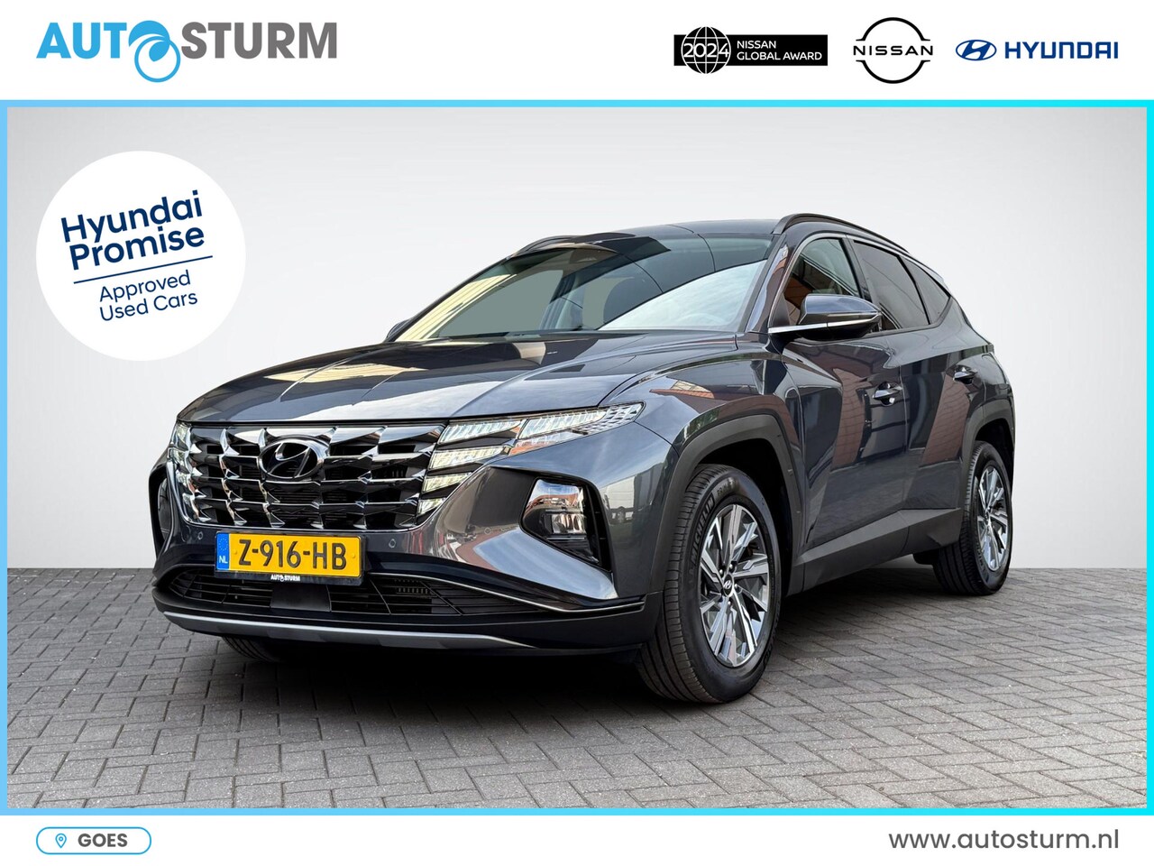 Hyundai Tucson - 1.6 T-GDI HEV Comfort Smart | Navigatie | Camera | Apple Carplay/Android Auto | Stuur- + S - AutoWereld.nl