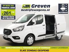 Ford Transit Custom - 300 2.0 TDCI L1H1 Automaat Airco Cruise LED 2xSchuifdeur 3 Persoons PDC Elektrpakket