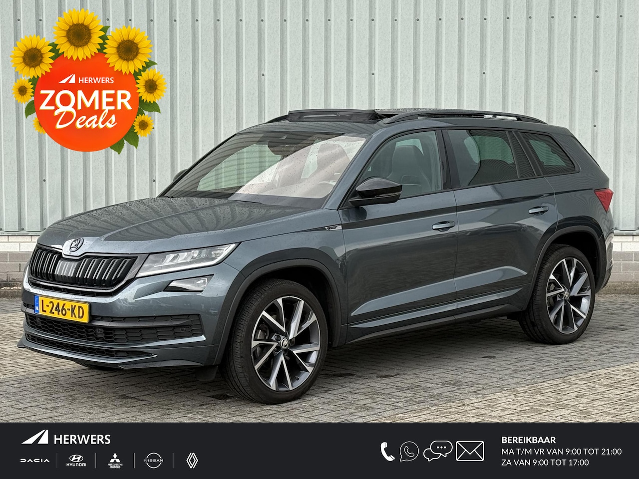 Skoda Kodiaq - 1.5 TSI Sportline Business 7 Persoons! Automaat / Origineel Nederlands / Dealer Onderhoude - AutoWereld.nl