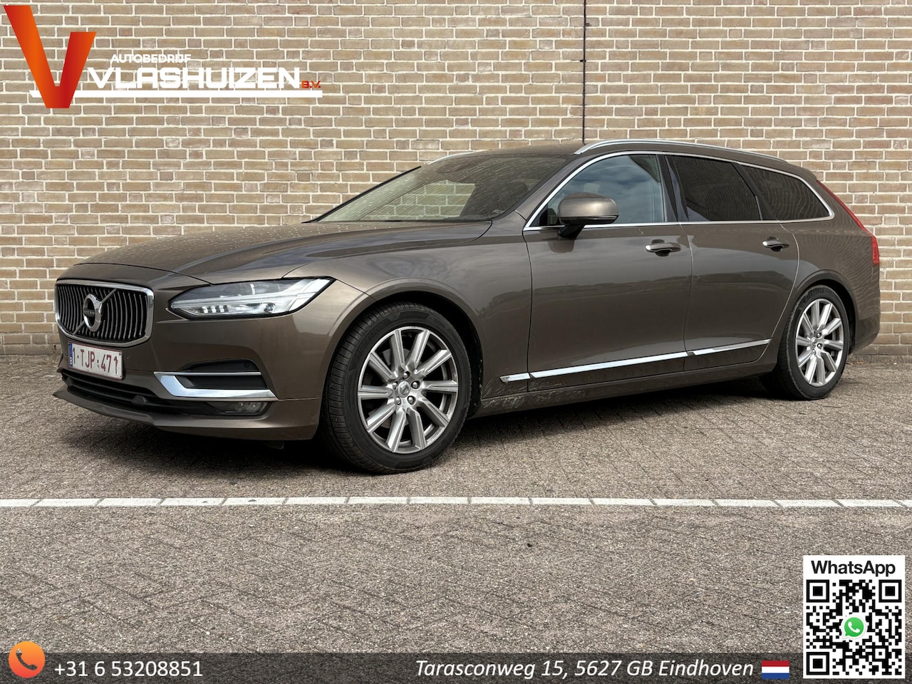 Volvo V90 - 2.0 D4 Inscription Automaat | € 9.900 NETTO | Leder | Cruise | Climate | Stoelverwarming | - AutoWereld.nl