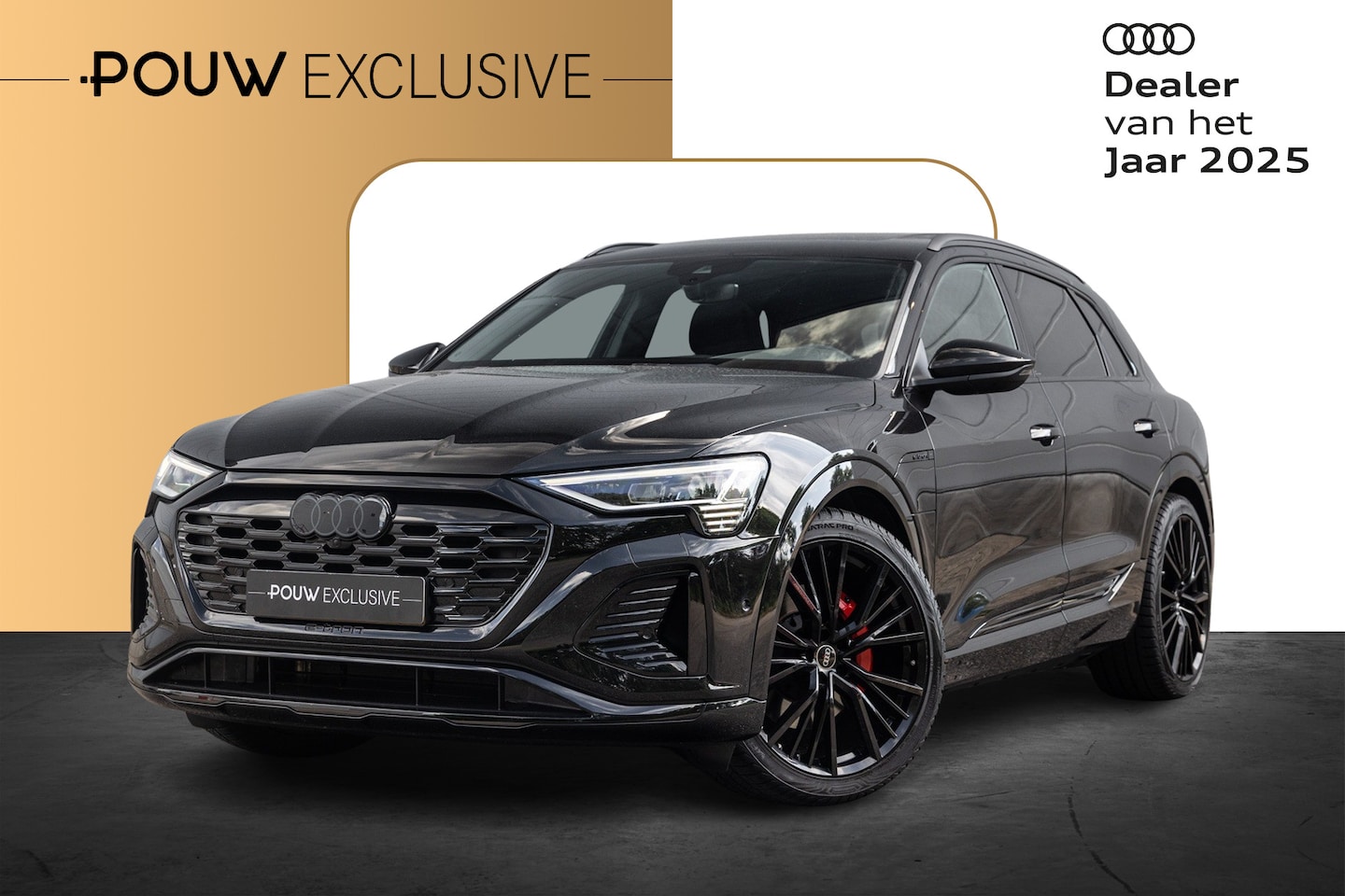 Audi Q8 e-tron - 55 408pk quattro S Edition Competition 115 kWh | SoH 94% | 22" Velgen | Trekhaak - AutoWereld.nl