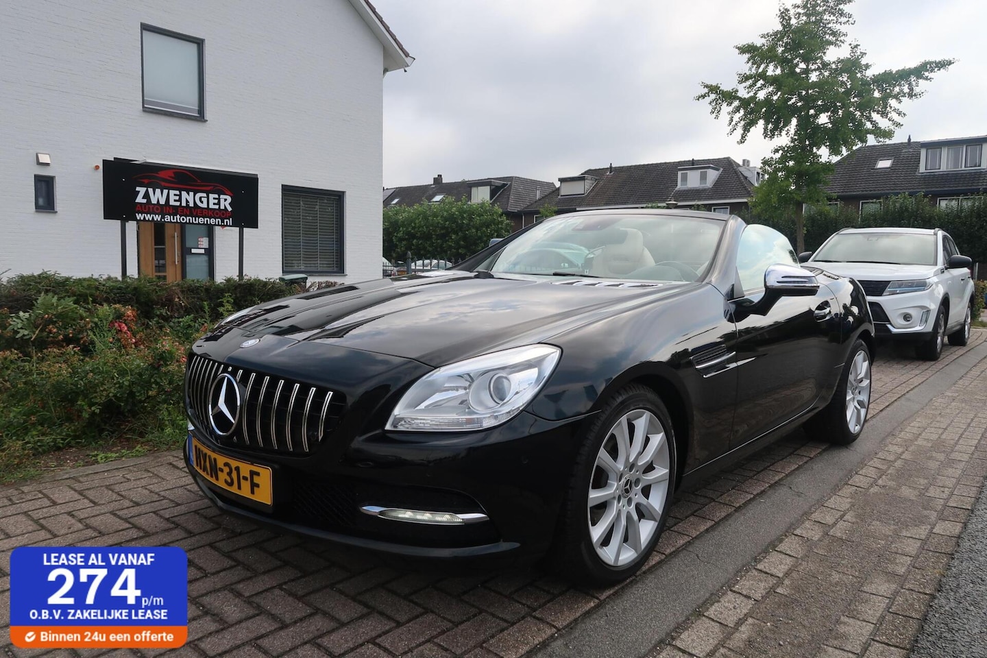 Mercedes-Benz SLK-klasse - 200 Aut f-1 PANORAMADAK|AIRSCARF|NAVIGATIE XL|PDC|BLUETOOTH|GOED ONDERHOUDEN - AutoWereld.nl