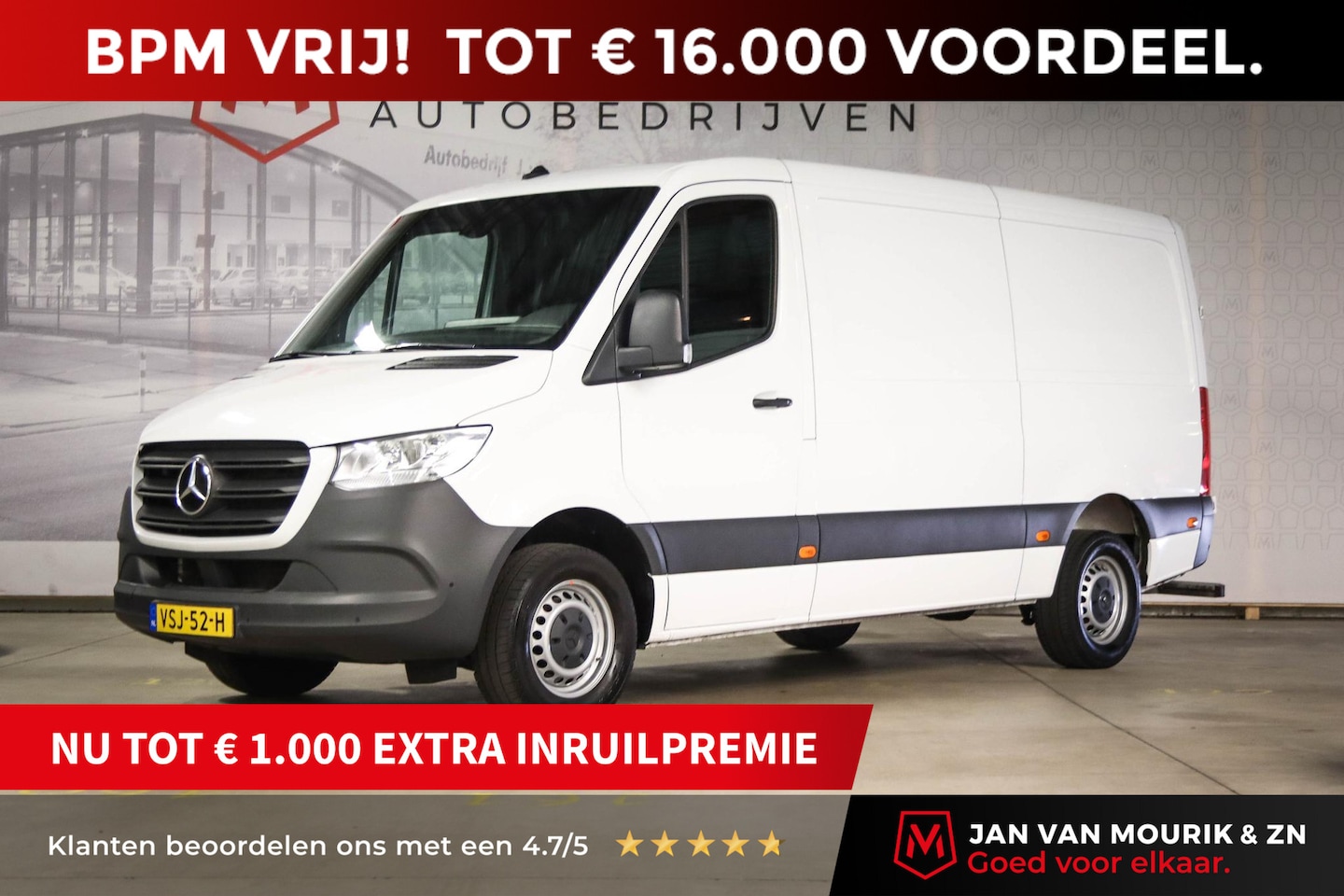Mercedes-Benz Sprinter - 317 1.9 CDI L2H1 RWD 170 PK | 3500 KG TREKGEWICHT | PROFESSIONAL PACK | AIRCO | CRUISE | D - AutoWereld.nl