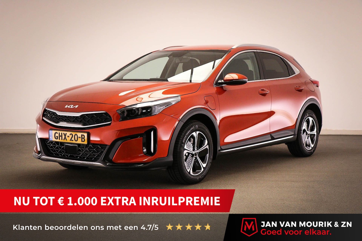 Kia XCeed - 1.6 GDi PHEV DynamicPlusLine | APPLE CARPLAY | DRAADLOZE LADER | HALF LEDER | STOEL/STUUR - AutoWereld.nl