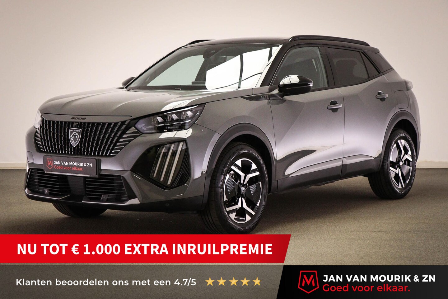 Peugeot 2008 - 1.2 Hybrid 136 GT | CAMERA / NAVIGATIE / DRIVE ASSIST PLUS- PACK | PANORAMADAK | 360 CAMER - AutoWereld.nl