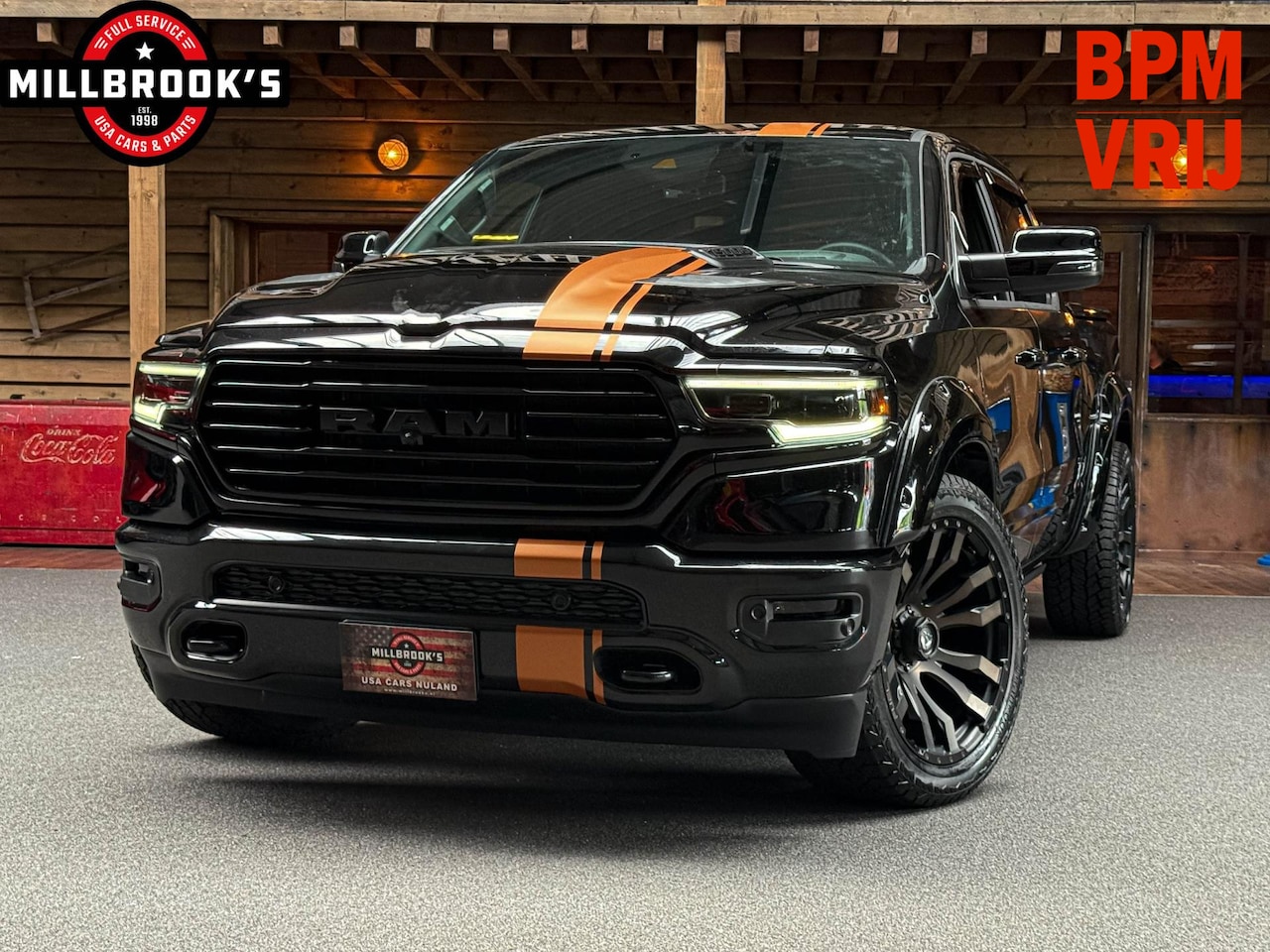 Dodge Ram 1500 - 5.7 V8 Limited Longhorn, Widebody, Black Edition, LPG Sport pakket, FUEL velgen - AutoWereld.nl