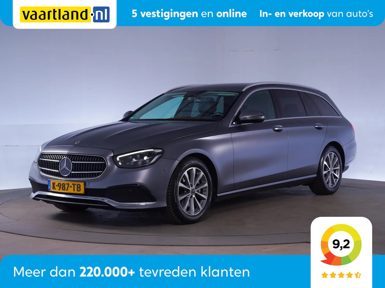 Mercedes-Benz E-klasse Estate - 200 Luxury FACELIFT [ Magno-lak Widescreen Leder Navi Camera ] - AutoWereld.nl