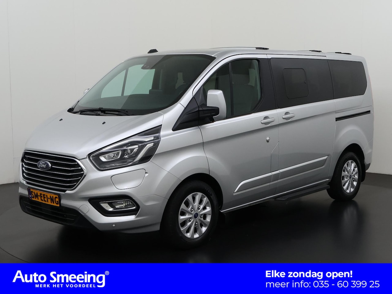 Ford Transit Custom Tourneo - 320 1.0 EcoBoost L1H1 PHEV Titanium | 8 Persoons | Leder | Zondag Open! - AutoWereld.nl