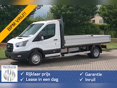 Ford Transit - 350L Open laadbak 170PK Dubbellucht L3 Airco, Camera, 3.5T, 230V Omv. Trekhaak NR. 411