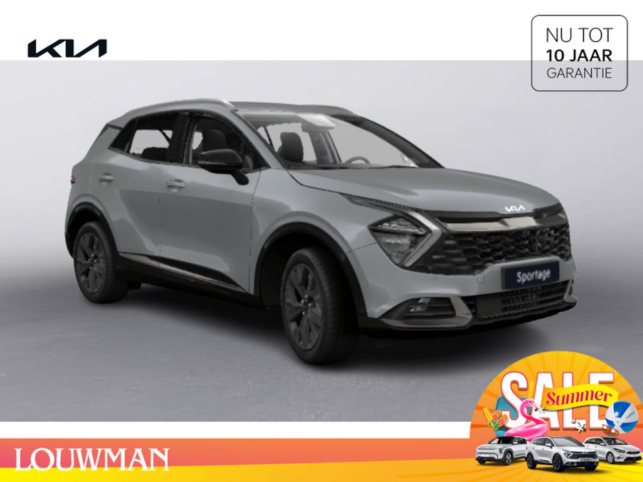 Kia Sportage - Dark Edition 1.6 T-GDi Hybrid Benzine FWD SUV Wolf Grey - AutoWereld.nl