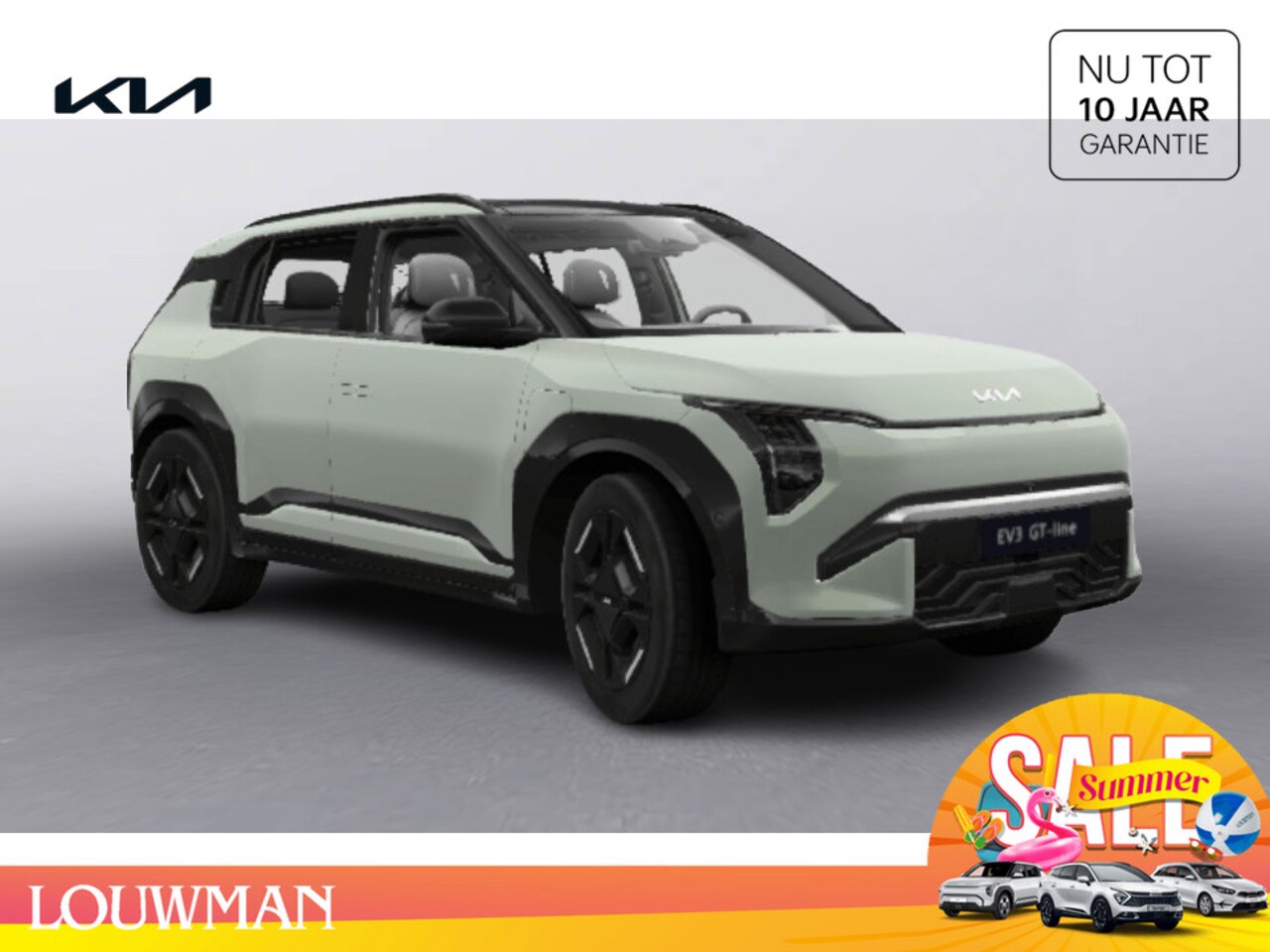 Kia EV3 - GT-Line 81.4 kWh Elektrisch FWD Crossover Aventurine Green - AutoWereld.nl