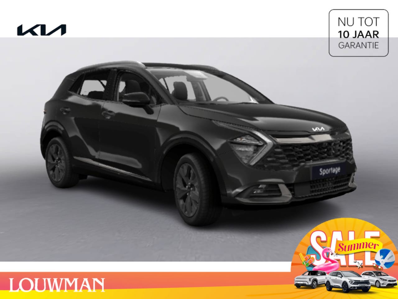 Kia Sportage - Dark Edition 1.6 T-GDi Hybrid Benzine FWD SUV Black Pearl - AutoWereld.nl