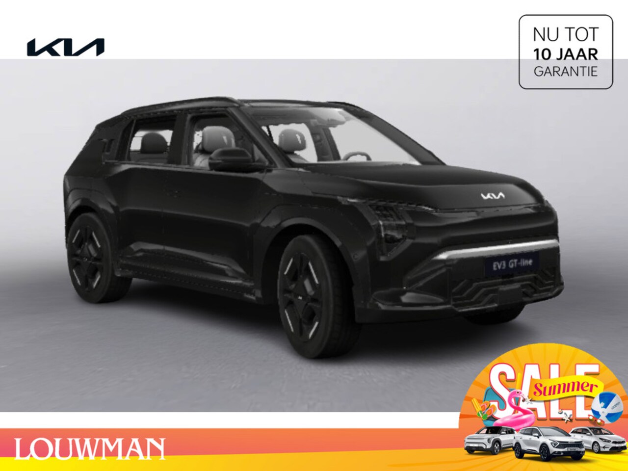 Kia EV3 - GT-Line 81.4 kWh Elektrisch FWD Crossover Aurora Black pearl - AutoWereld.nl