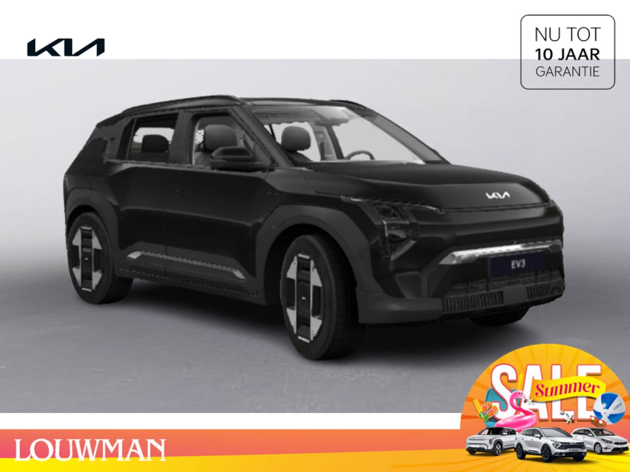 Kia EV3 - Plus Advanced 58.3 kWh Elektrisch FWD Crossover Aurora Black pearl - AutoWereld.nl