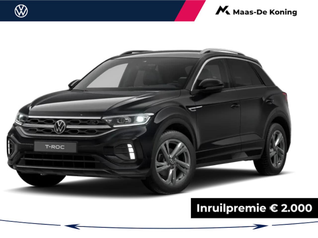 Volkswagen T-Roc - R-Line Edition 1.5 TSI 150 pk 7 versn. DSG · Achterklep, elektrisch, met sensorgestuurde o - AutoWereld.nl